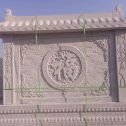 晋中 芝麻白花岗岩屏风，照壁，影壁