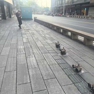 晋中仿古石铺装效果