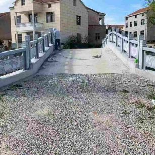 晋中 芝麻灰花岗岩桥栏杆