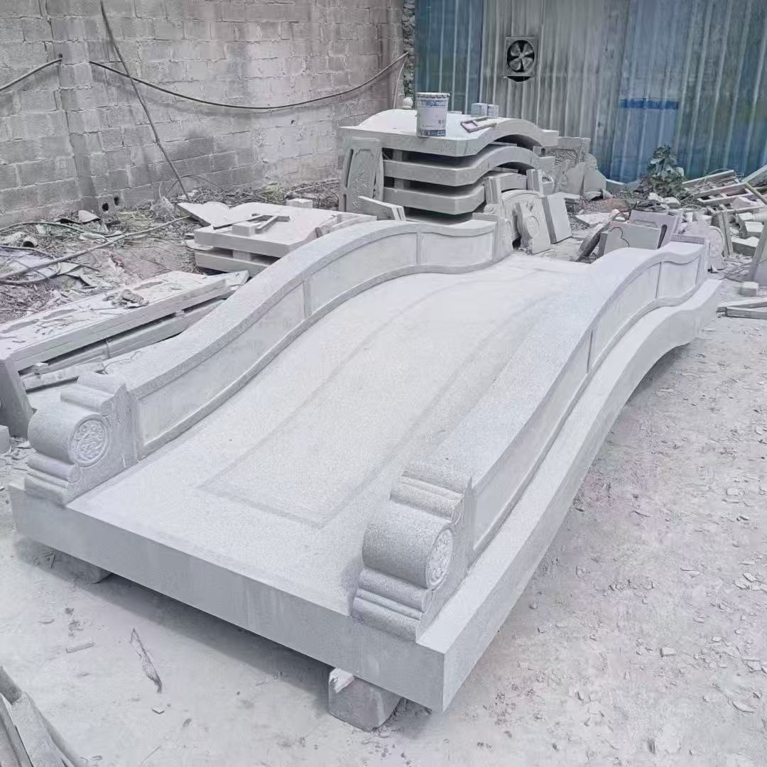 晋中 芝麻灰花岗岩园林景观 小石桥