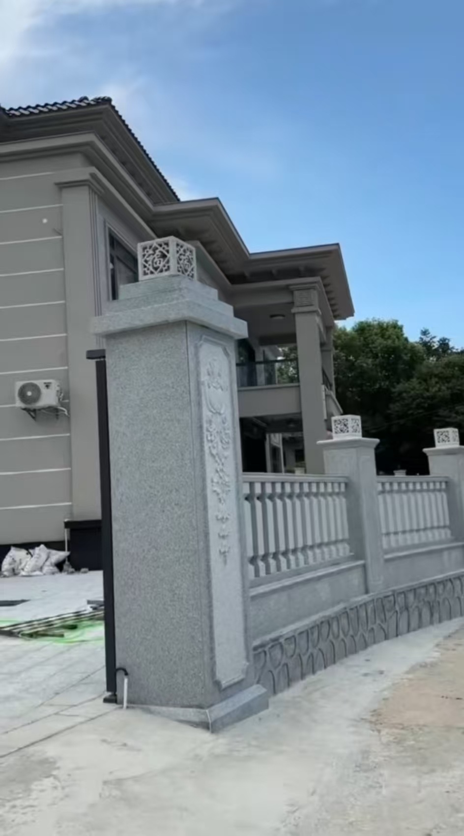 晋中 芝麻白别墅围墙栏杆，私人订制