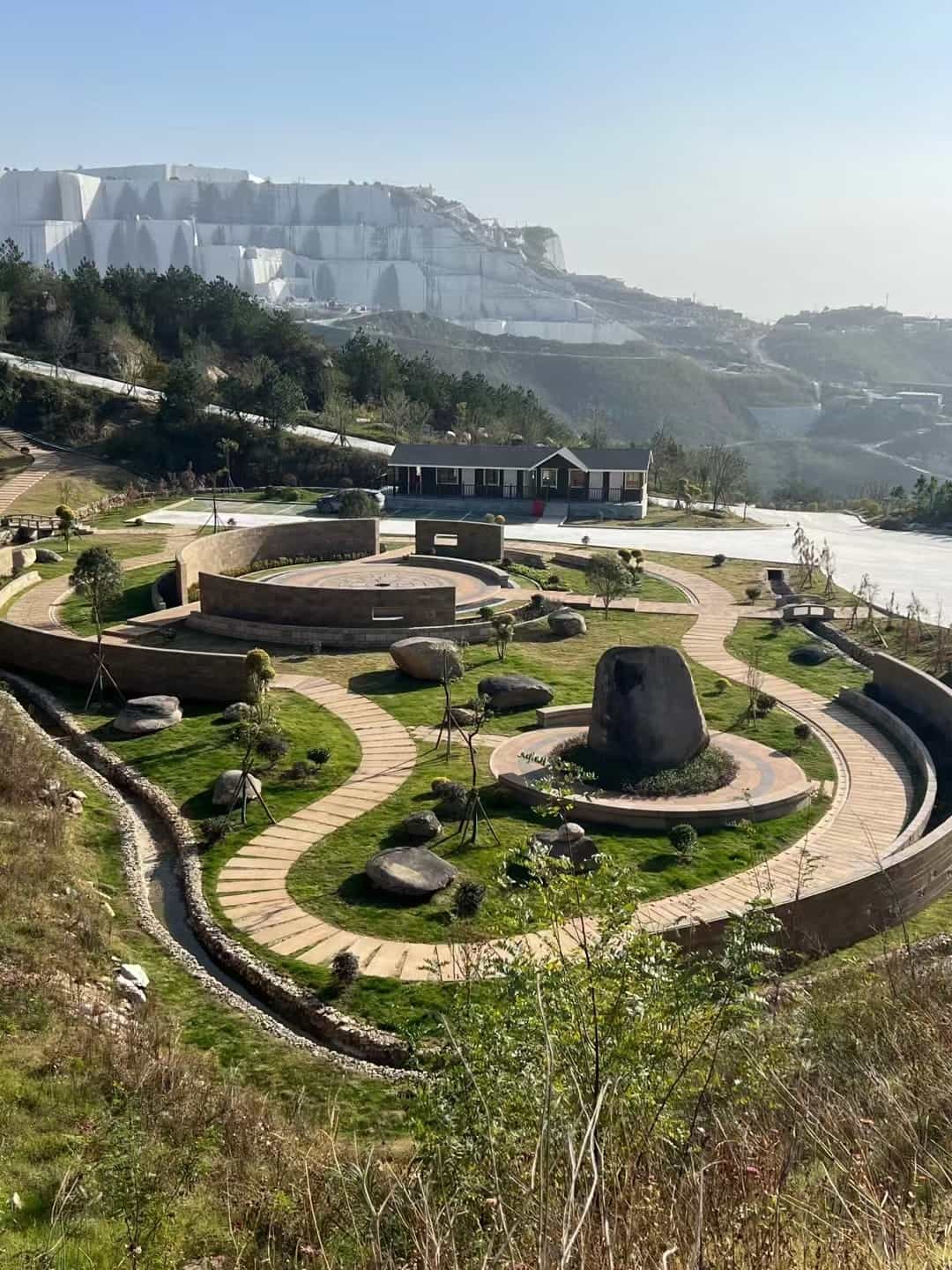 晋中仿古石铺装整体效果