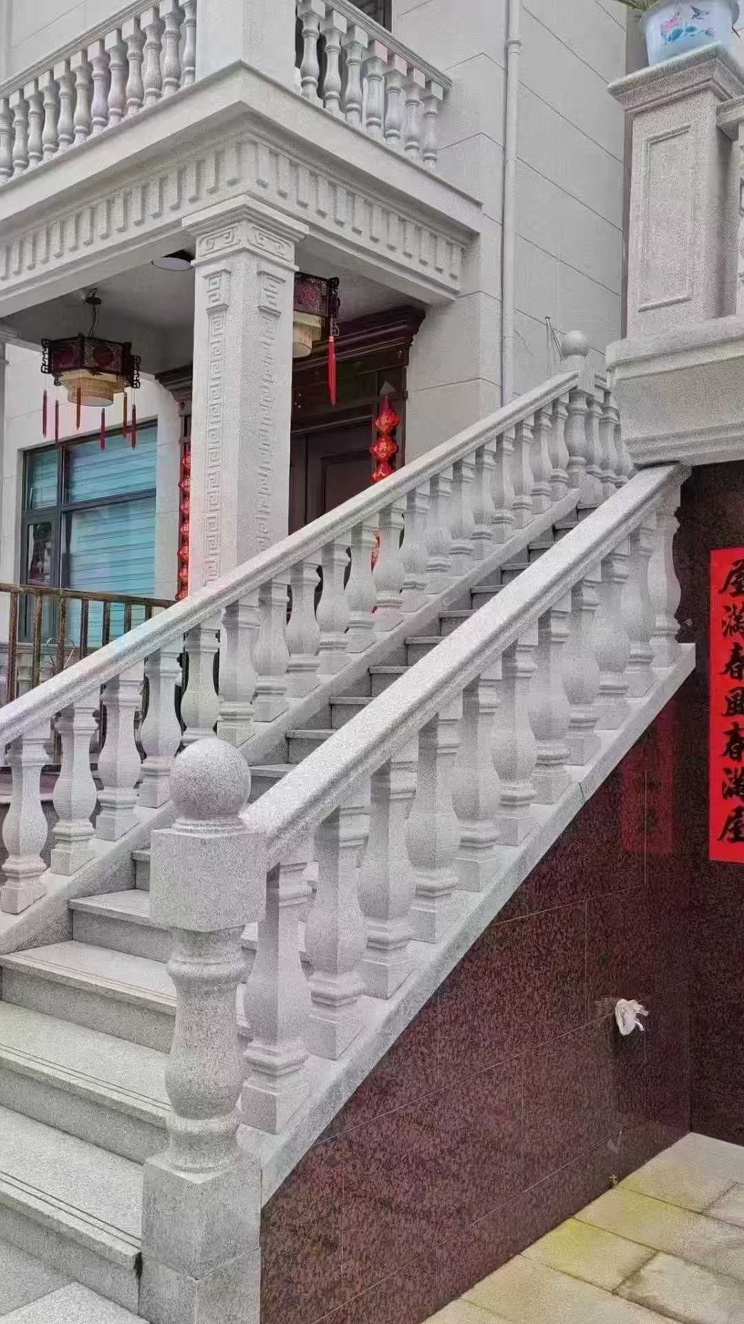 晋中 天然石材 阳台庭院护栏、栏杆