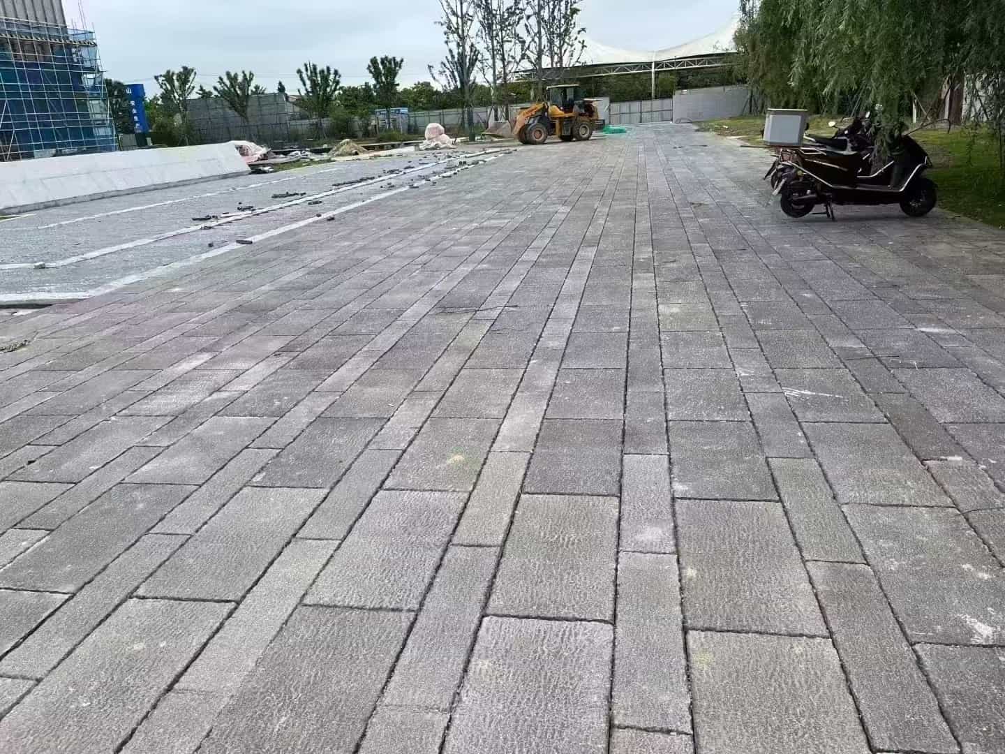 晋中仿古石铺装效果