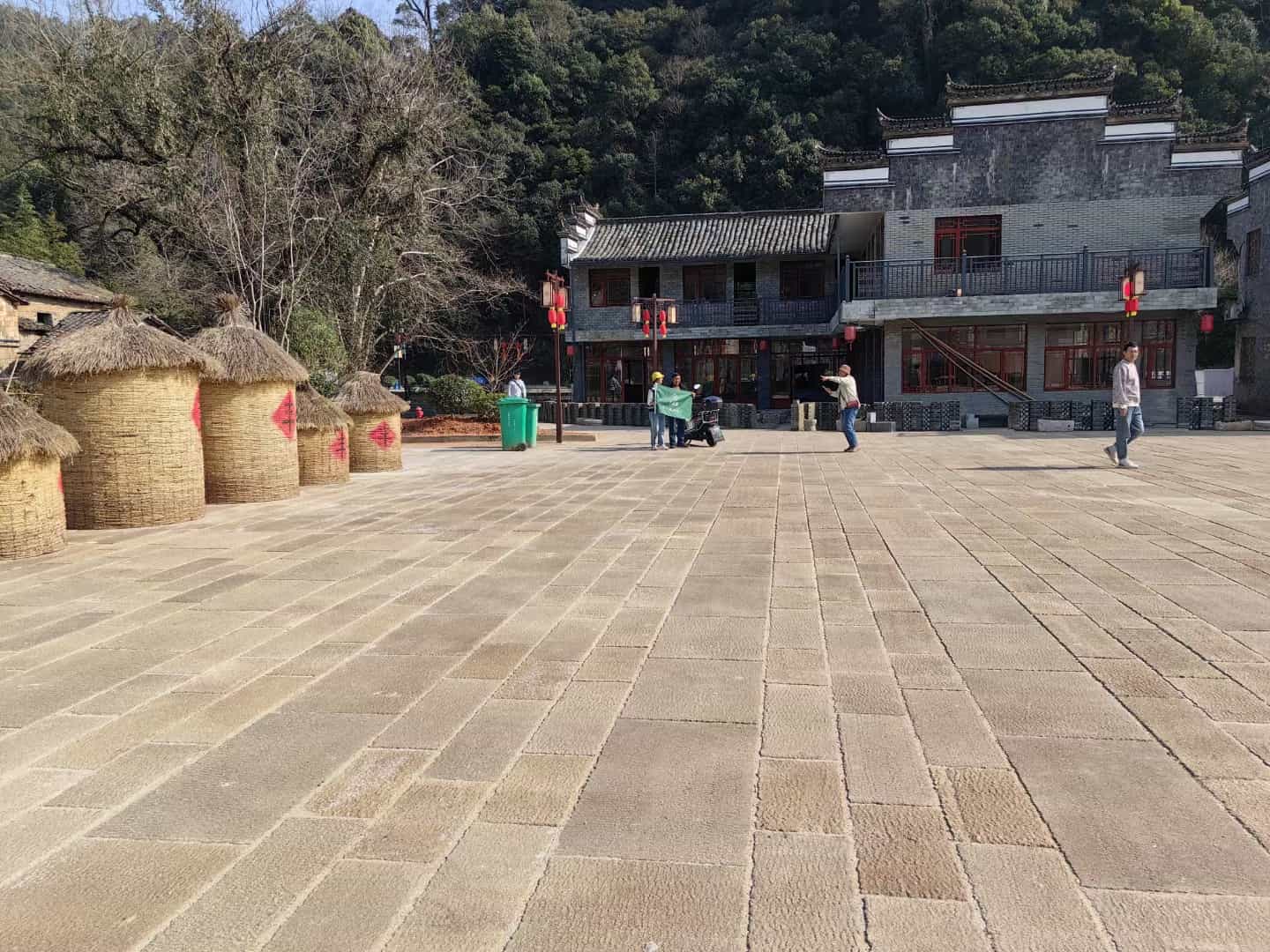 晋中仿古石铺装效果