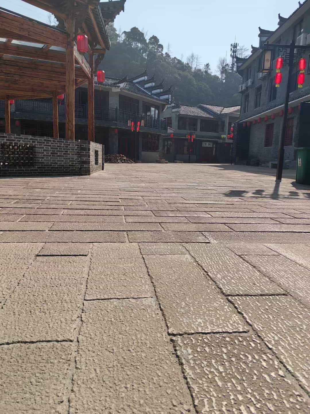 晋中仿古石铺装效果