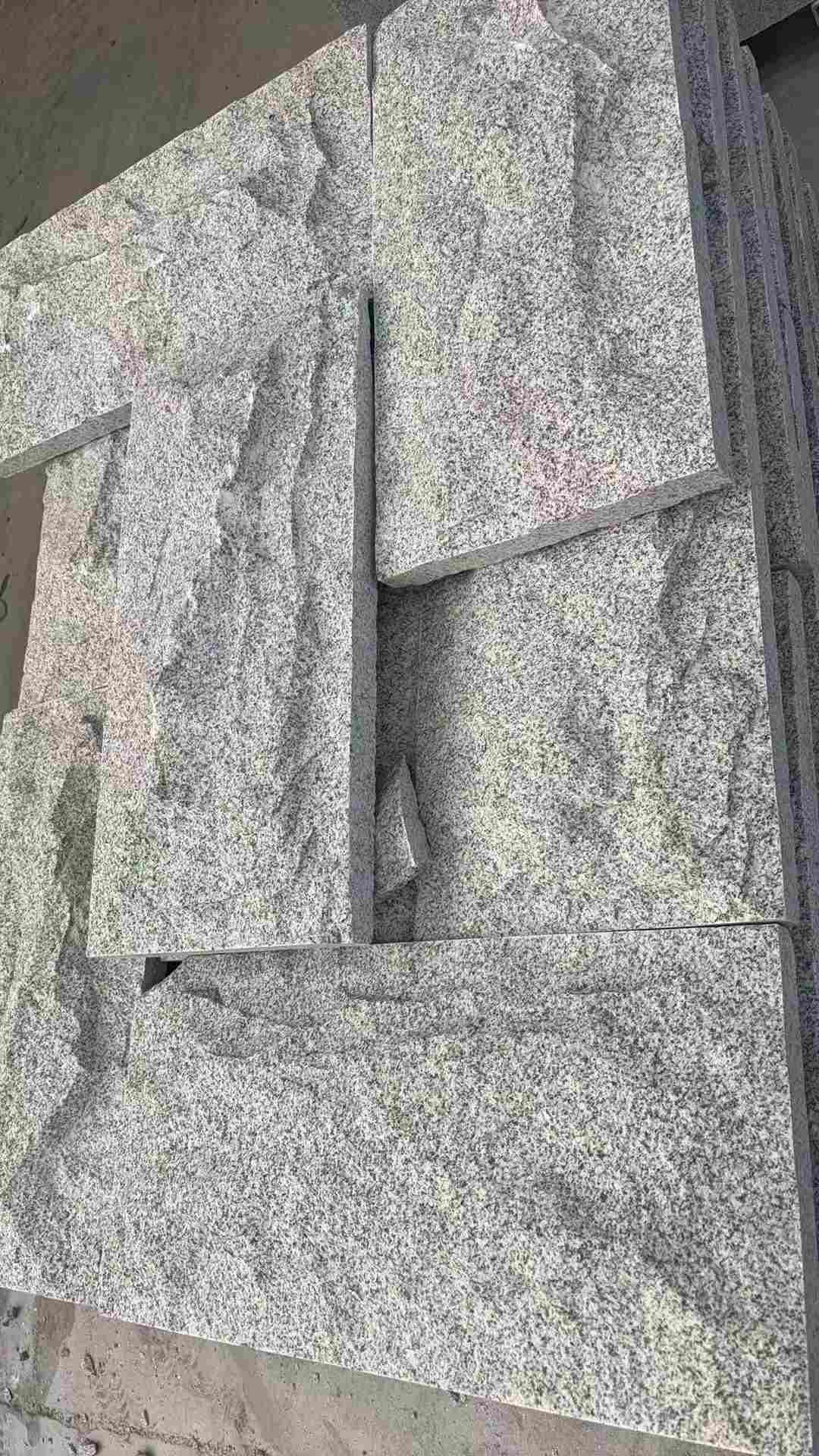 晋中 芝麻白自然面花岗岩成品板